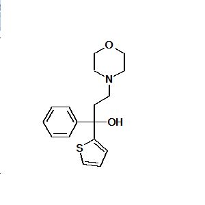3-(morpholin-4-yl)-3-phenyl-3-(thiophen-2-yl)