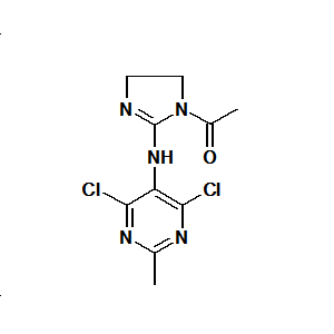4,6-dichloro-2-methyl-5-(1-acetyl-2-